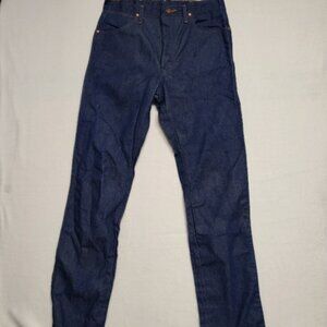 Vintage Wrangler Jeans Blue Denim 13MWZ A201 Mens 33x34 Cowboy Cut Western
